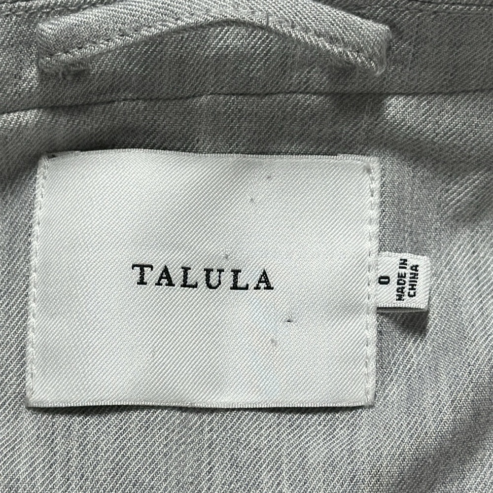 Talula Aritzia Kent Lightweight Open-Front Blazer, Heather Gray - Womens 0 - Picture 5 of 14